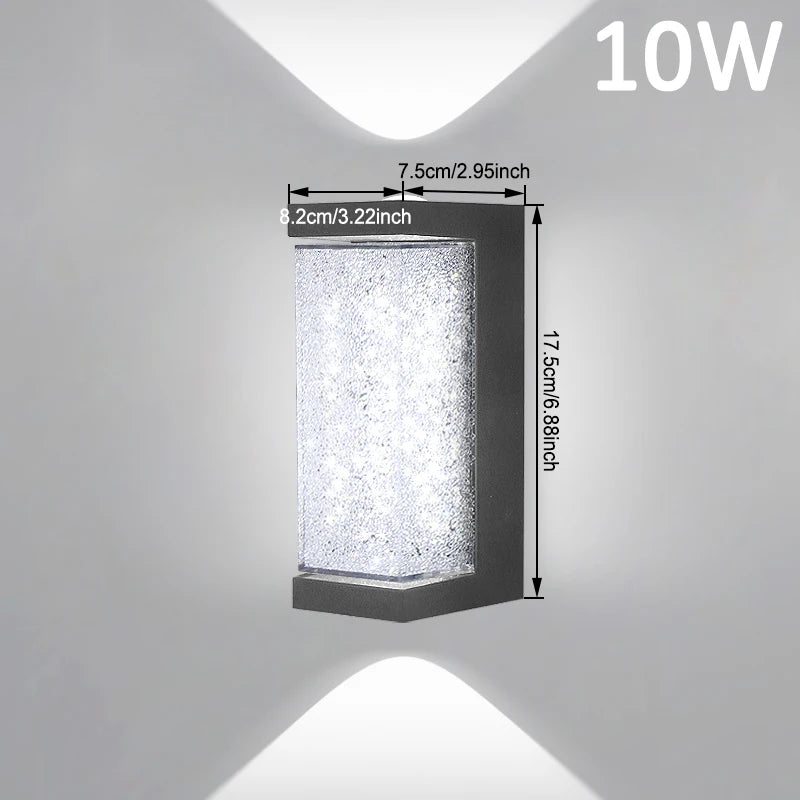 Modern LED Crystal Wall Light for Premium Bedroom and Living Room Interiors