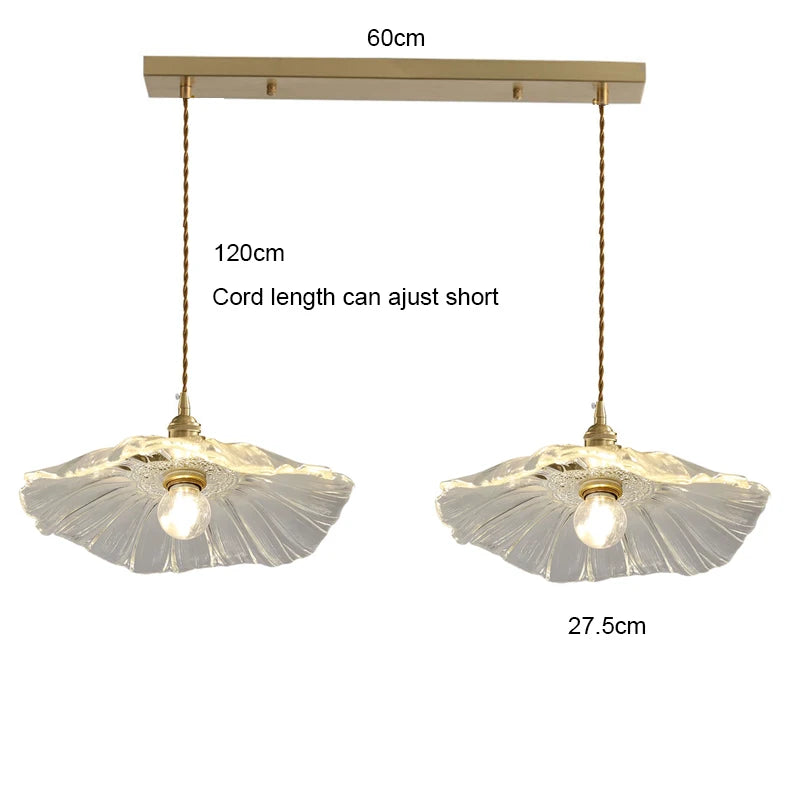Vintage Floral Glass Pendant Light for Elegant Dining Rooms and Cafes