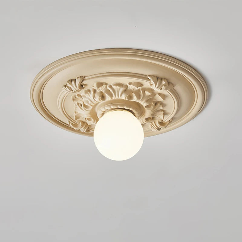 Vintage French Inspired Ceiling Light for Hallway and Living Room Elegance