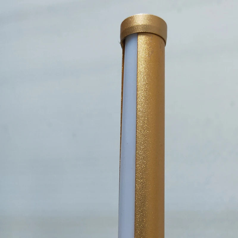Modern Minimalist LED Floor Lamp in Gold for Living Rooms and Offices