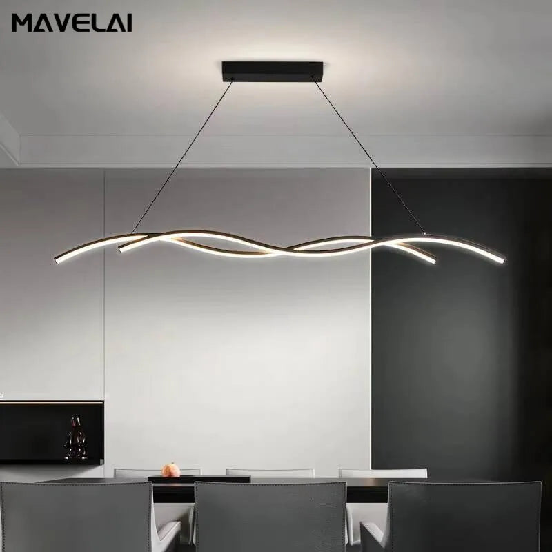 Modern Minimalist LED Pendant Light for Contemporary Restaurants and Hotels