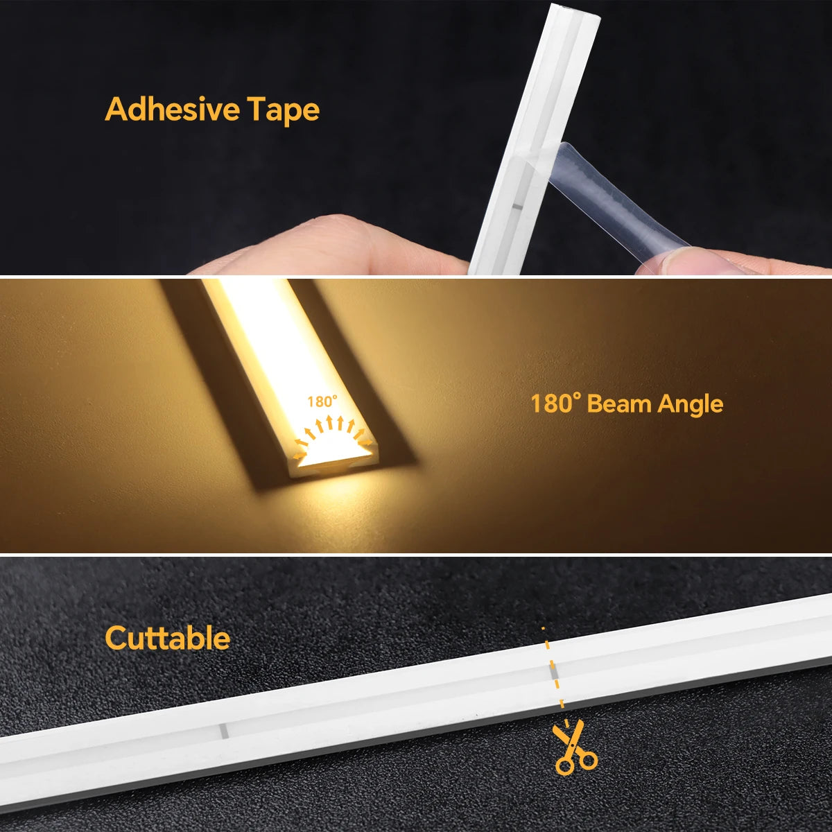 Modern LED Wall Grille Light for Acoustic Panels and Ambient Decor