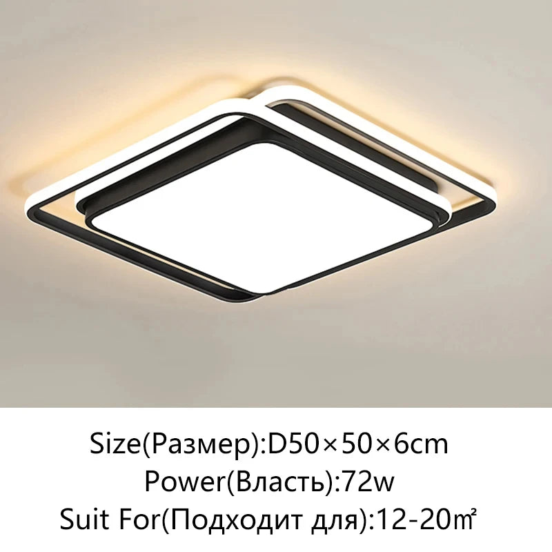 Modern LED Ceiling Chandelier for Living Rooms and Elegant Dining Spaces
