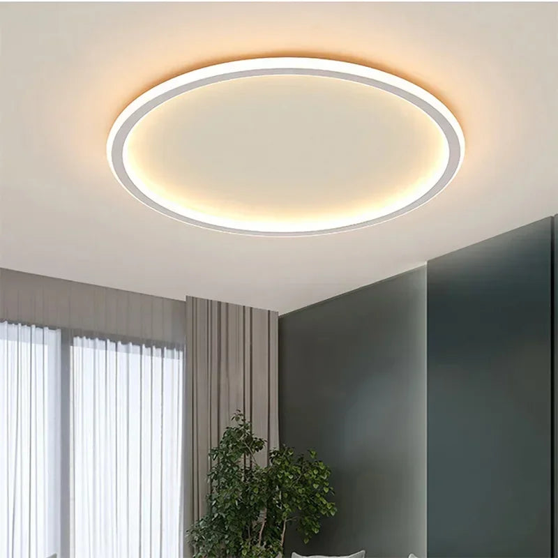 Nordic Minimalist LED Ceiling Light with Remote for Modern Living Spaces