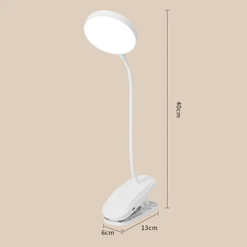 Portable Folding LED Desk Lamp with USB Charging for Office and Study
