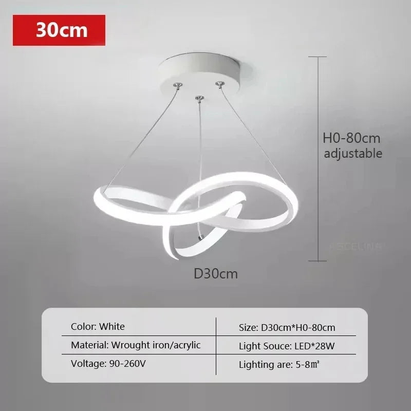 Nordic LED Pendant Light for Dining Rooms and Modern Living Spaces