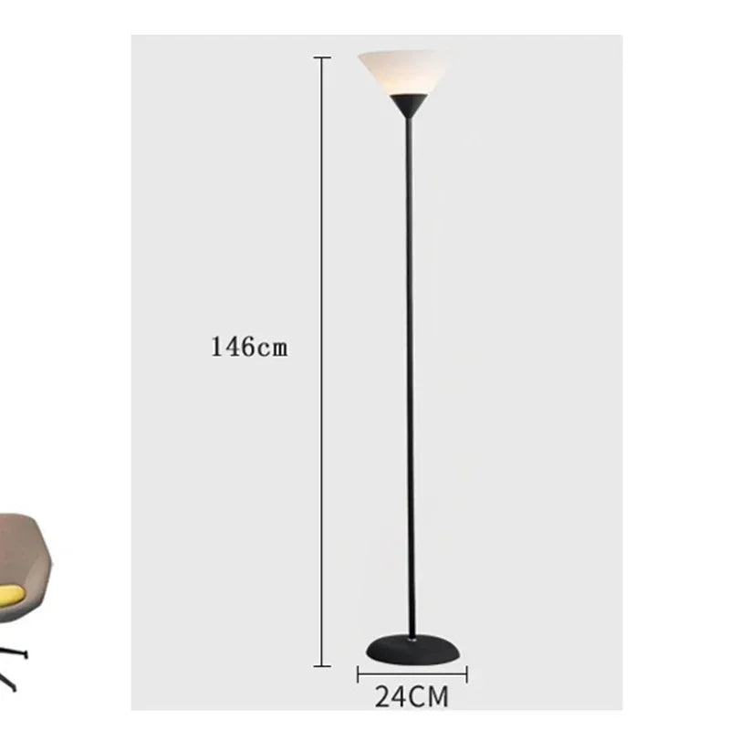 Modern LED Floor Lamp for Living Room and Study Interior Lighting