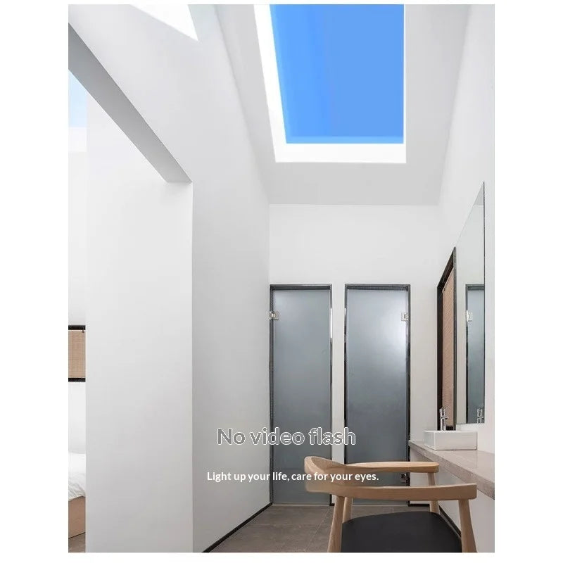 Intelligent LED Sky Panel Light for Kitchen and Bathroom Daylight Simulation