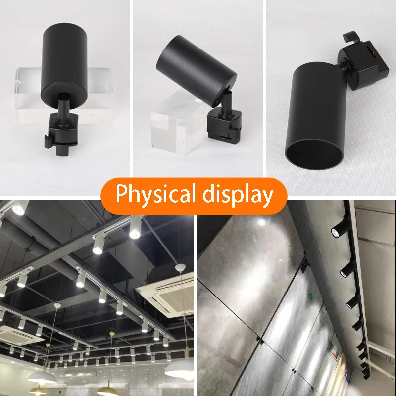Modern LED Track Lighting Set for Kitchens and Commercial Retail Spaces