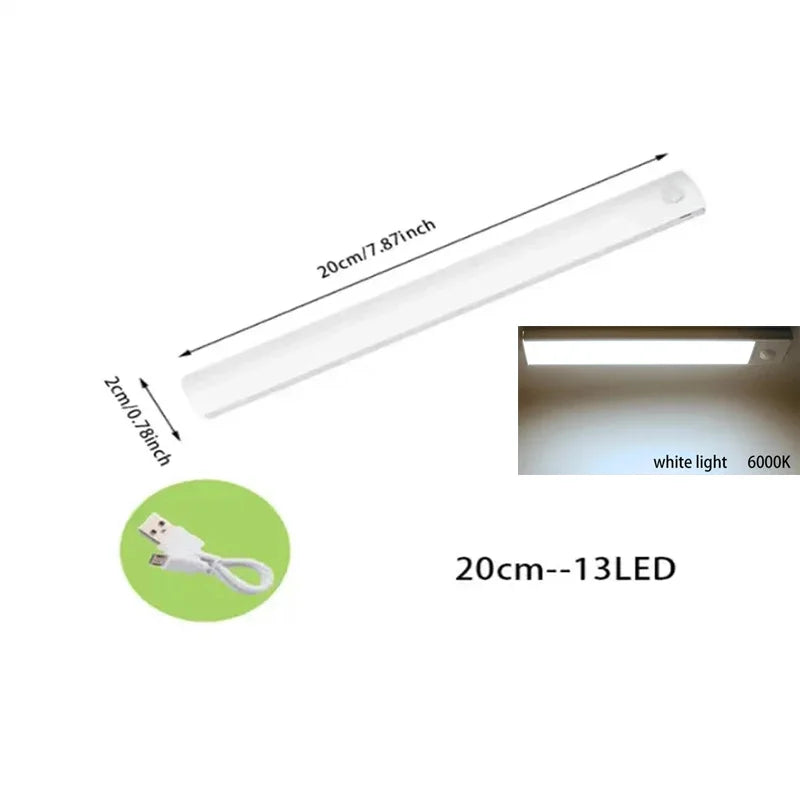 Motion Sensor LED Under Cabinet Light for Kitchens and Wardrobes