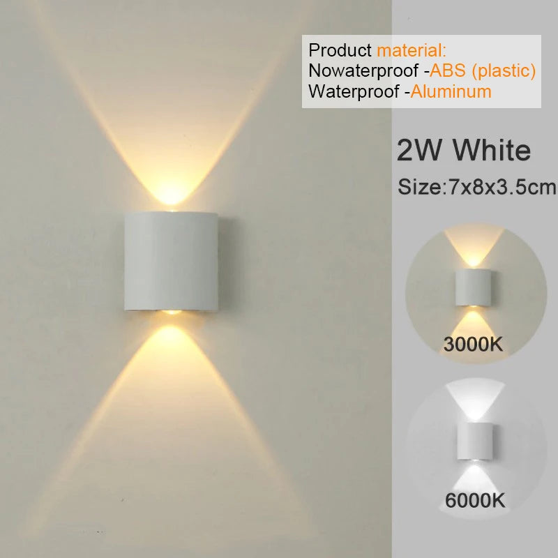 Modern LED Wall Sconce for Indoor and Outdoor Architectural Lighting