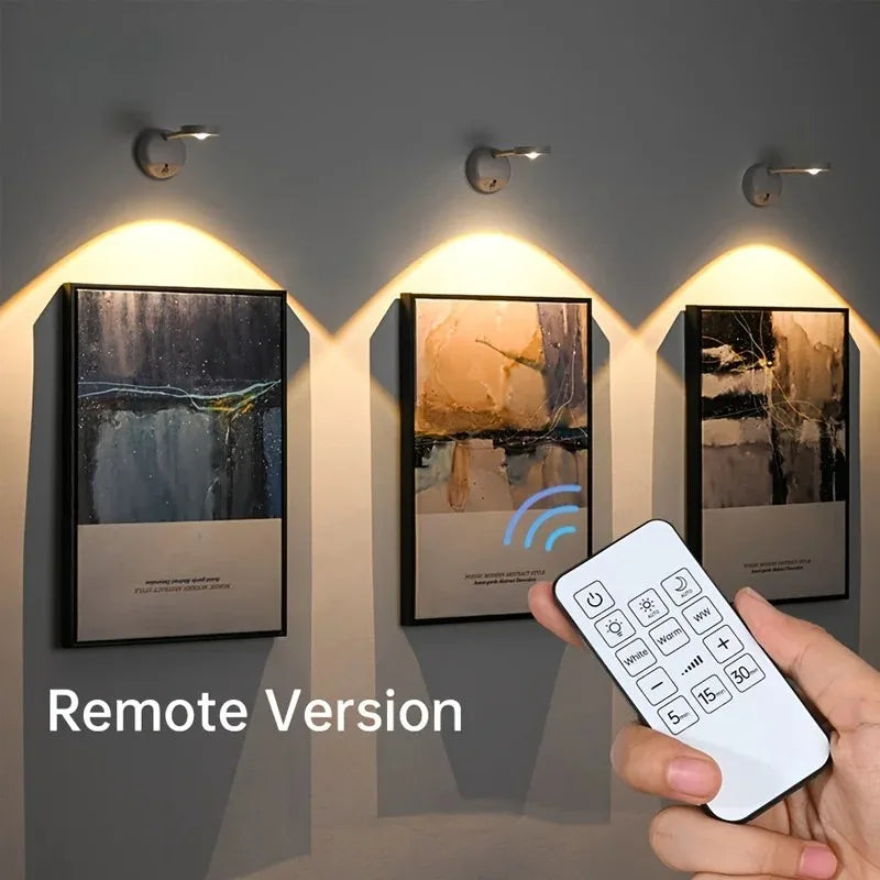 Dimmable Motion Sensor LED Art Spotlight for Gallery and Wall Lighting
