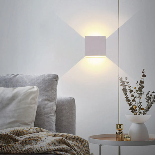 Modern LED Wall Sconce for Contemporary Living Room and Hallway Decor