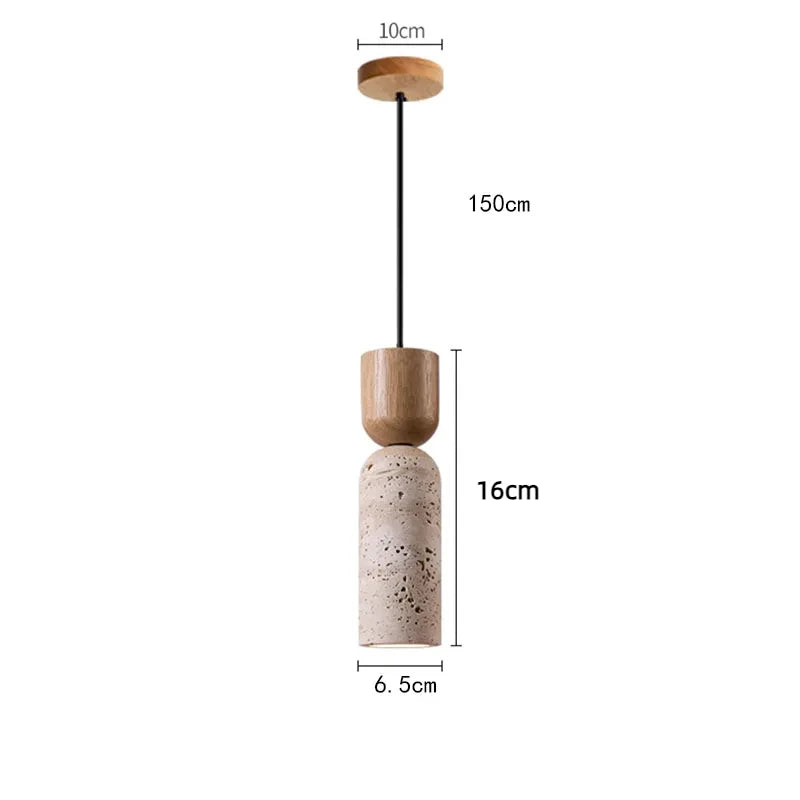 Wabi Sabi Pendant Light for Boutique Hotels and Bedroom Ambiance