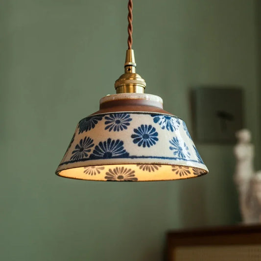 Modern Nordic Ceramic Pendant Light for Dining Rooms and Bedside Spaces