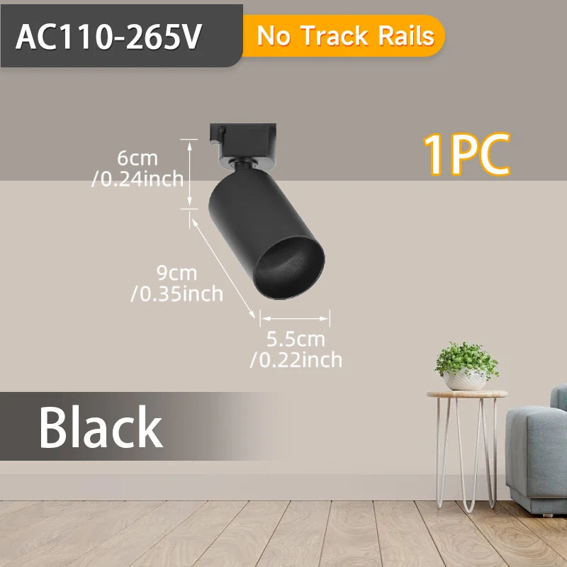 Modern LED Track Lighting Set for Kitchens and Commercial Retail Spaces