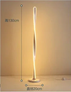 Nordic Floor Lamp with Reading Light for Living Room and Bedroom