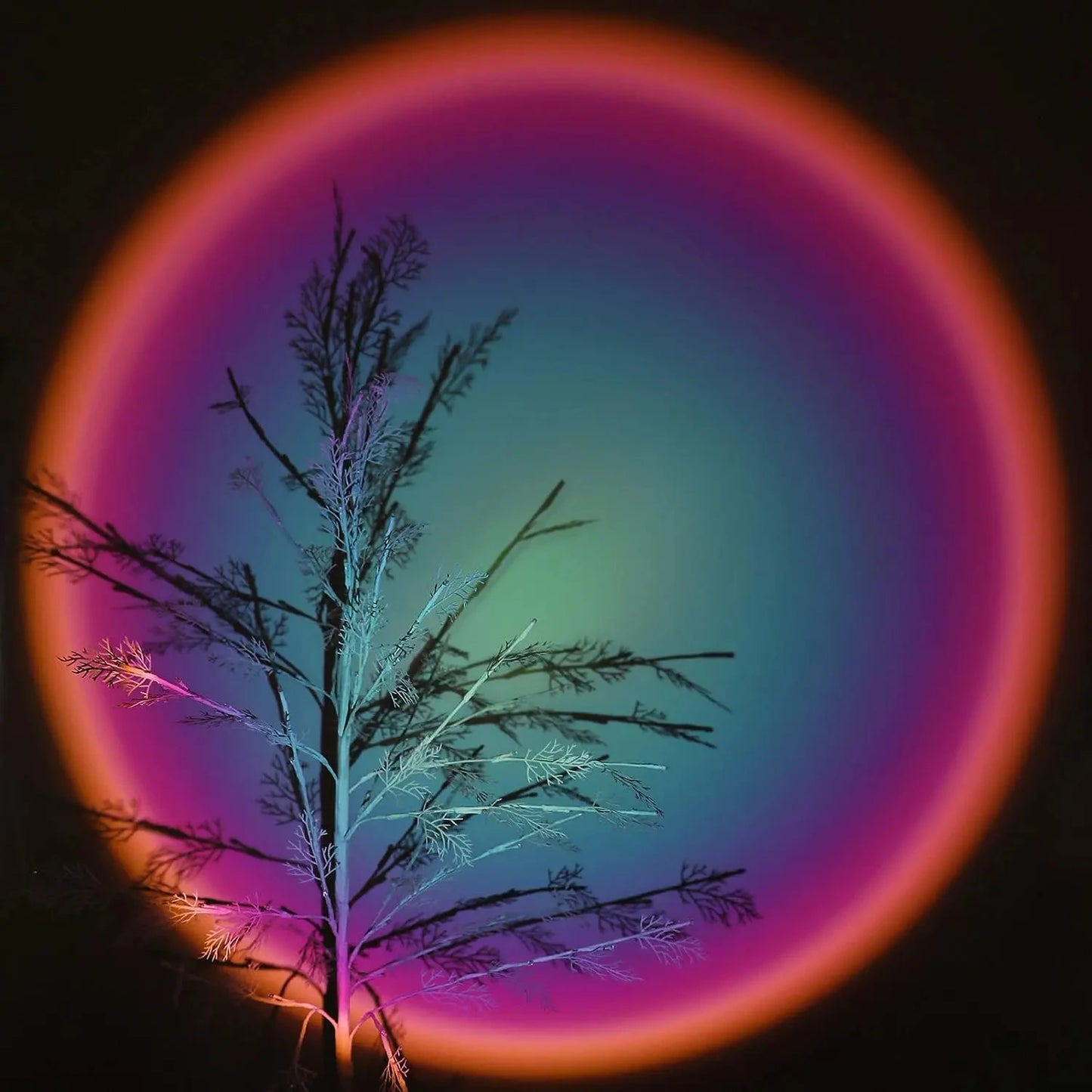 Ambient Sunset Projection LED Lamp for Modern Living Room Decor