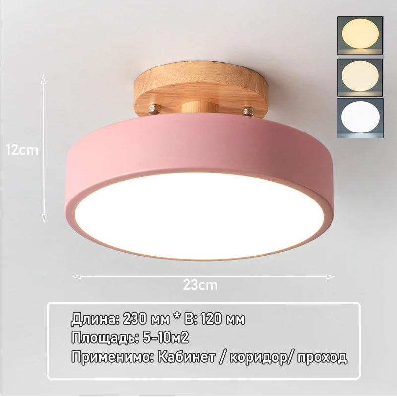 Modern Wooden LED Ceiling Chandelier for Dining Rooms and Contemporary Living Spaces