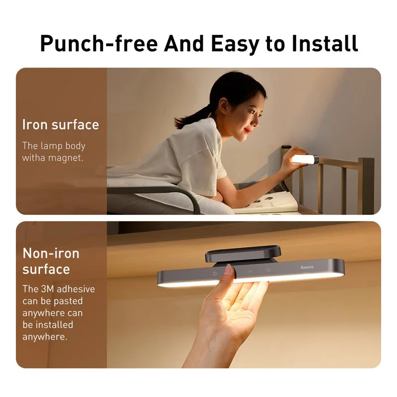Magnetic Rechargeable LED Desk Lamp for Professional Office and Study Spaces