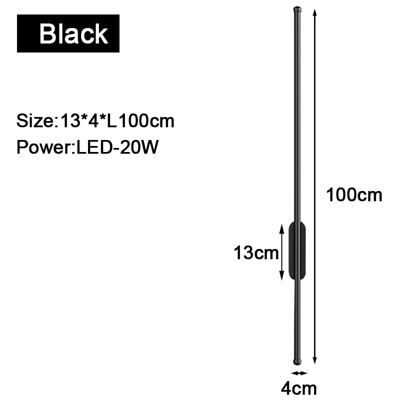 Modern LED Wall Sconce in Gold and Black for Sophisticated Hallways