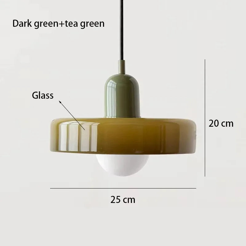 Nordic Glass Pendant Light for Modern Dining Room and Kitchen Lighting