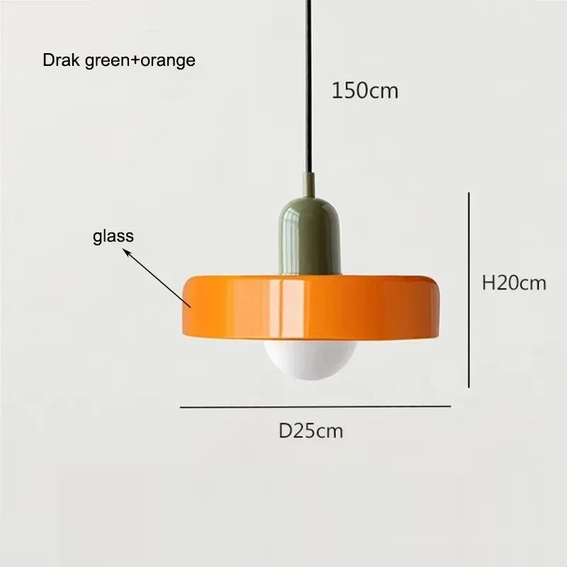 Nordic Glass Pendant Light for Modern Dining Room and Kitchen Lighting