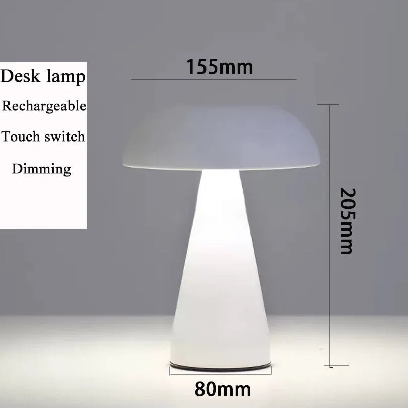 Retro Mushroom Table Lamp for Bedside and Restaurant Ambiance