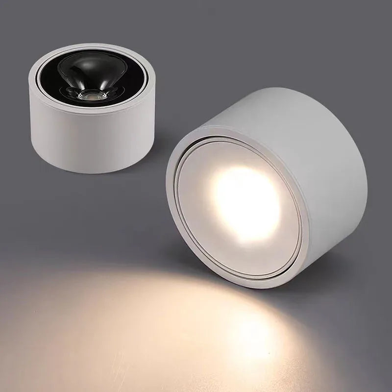 Adjustable Surface Mounted LED Spotlight for Modern Home and Office Lighting