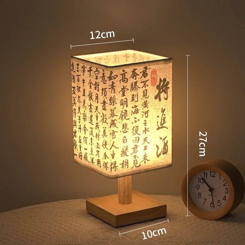Modern Fabric Table Lamp for Bedroom and Hotel Bedside Ambiance