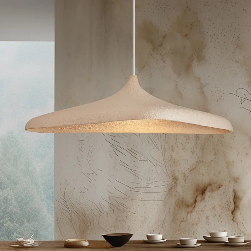 Wabi Sabi Pendant Light for Minimalist Living and Dining Room Decor
