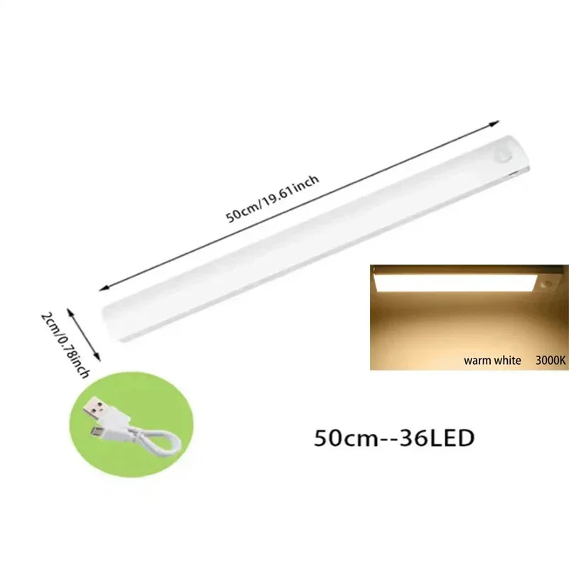 Motion Sensor LED Under Cabinet Light for Kitchens and Wardrobes