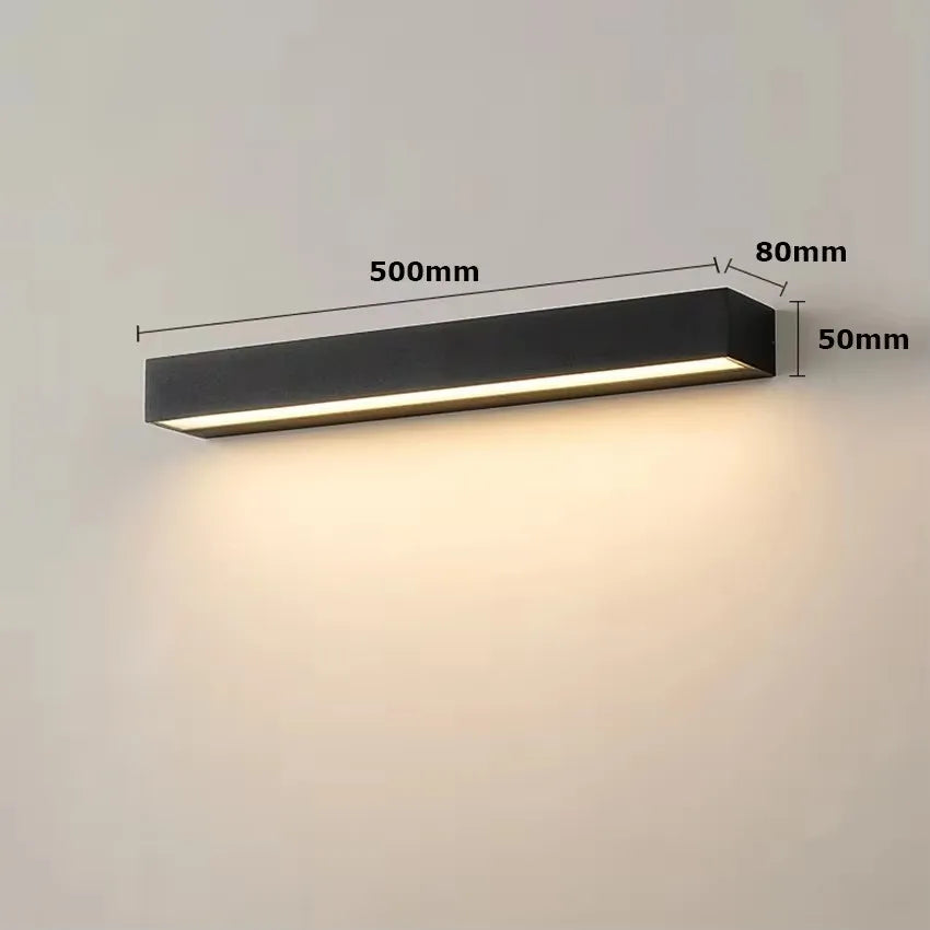 Modern LED Wall Sconce for Exterior Terrace and Villa Lighting