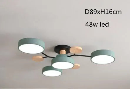 Modern LED Ceiling Chandelier with Adjustable Lighting for Living and Dining Rooms