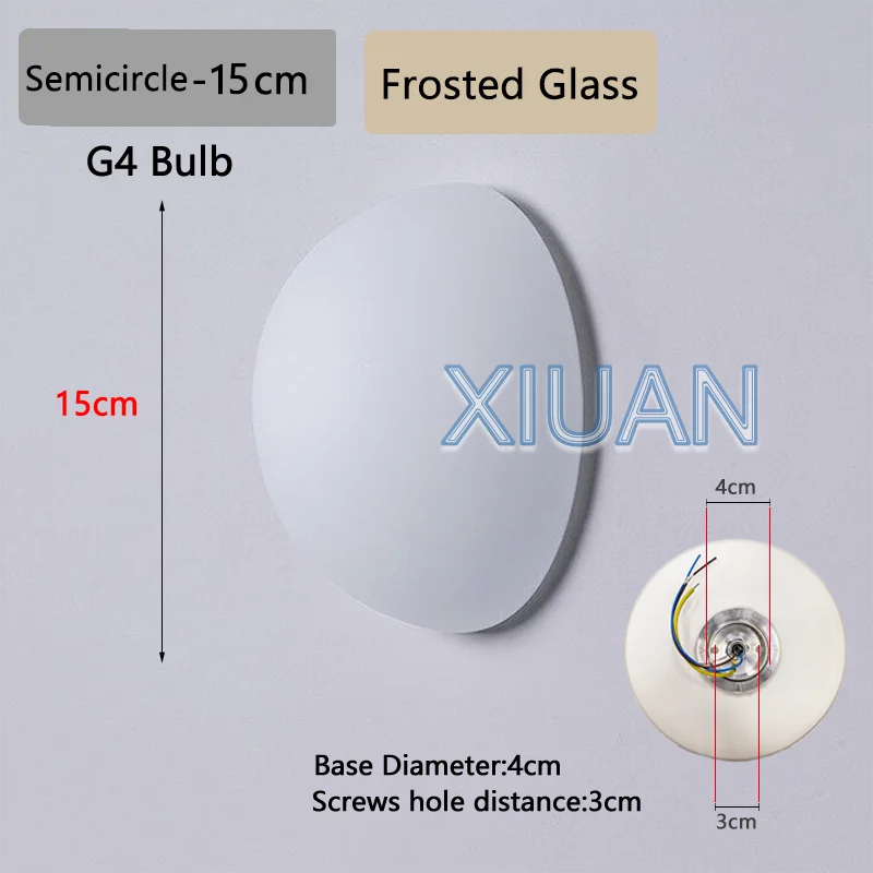 Bauhaus Glass Globe Wall Sconce for Modern Bedrooms and Bathrooms