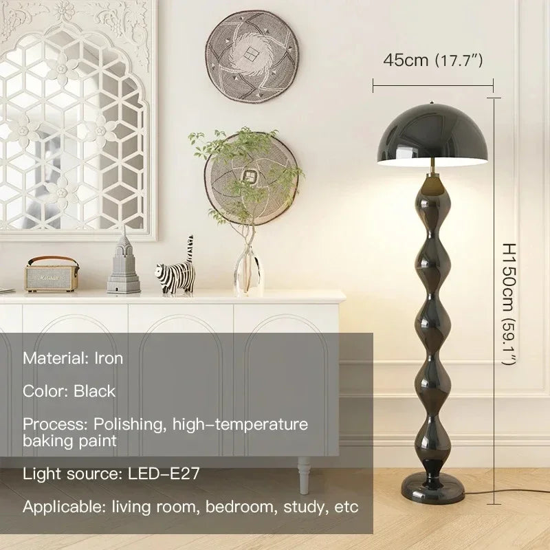 Modern Mushroom Floor Lamp for Nordic Living Room and Ambient Lighting