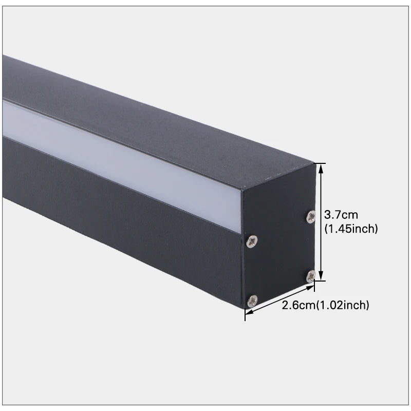 Modern Linear LED Wall Light for Outdoor Gardens and Building Facades
