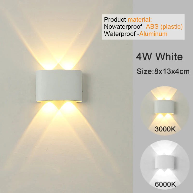 Modern LED Wall Sconce for Indoor and Outdoor Architectural Lighting