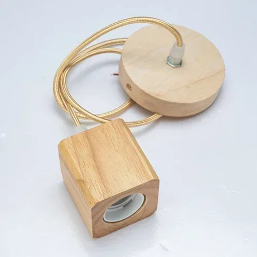 Vintage Wooden Pendant Light for Restaurants and Cozy Home Interiors