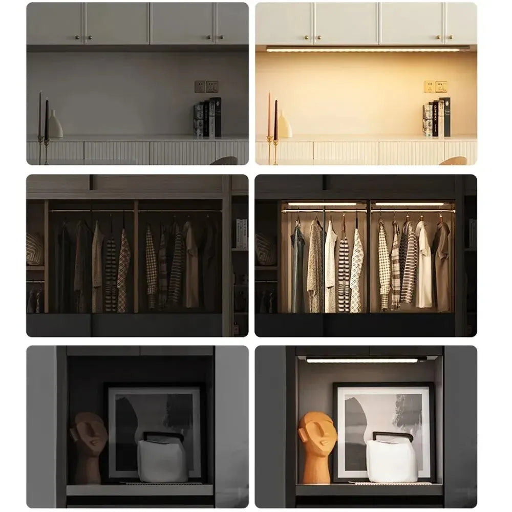 Wireless Motion Sensor Under Cabinet Light for Kitchen Bedroom and Wardrobe