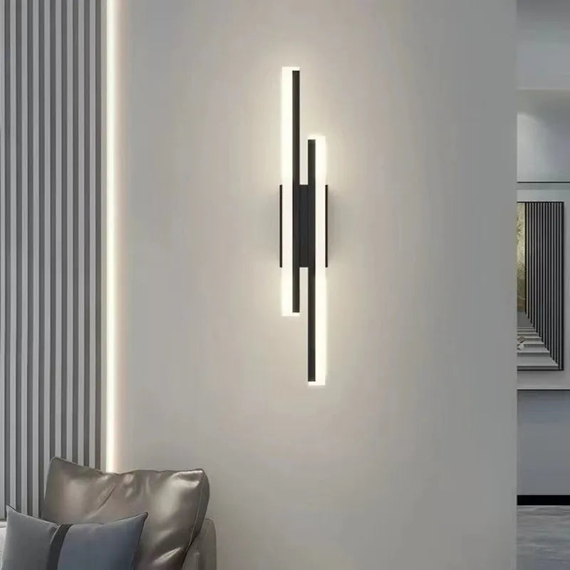 Modern Copper Pipe Wall Sconce with Acrylic Shade for Elegant Living Spaces