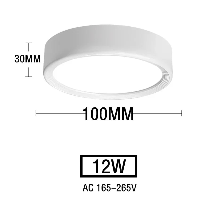 Modern Nordic Surface Mounted LED Spotlight for Residential and Commercial Lighting