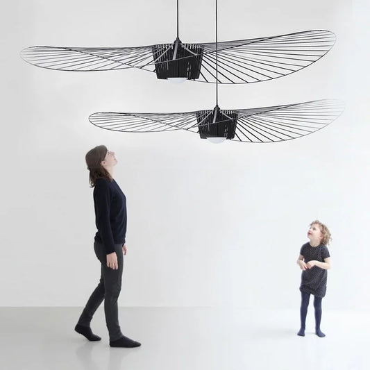 Nordic Vertigo Fabric Pendant Light for Stylish Dining Rooms and Hotels