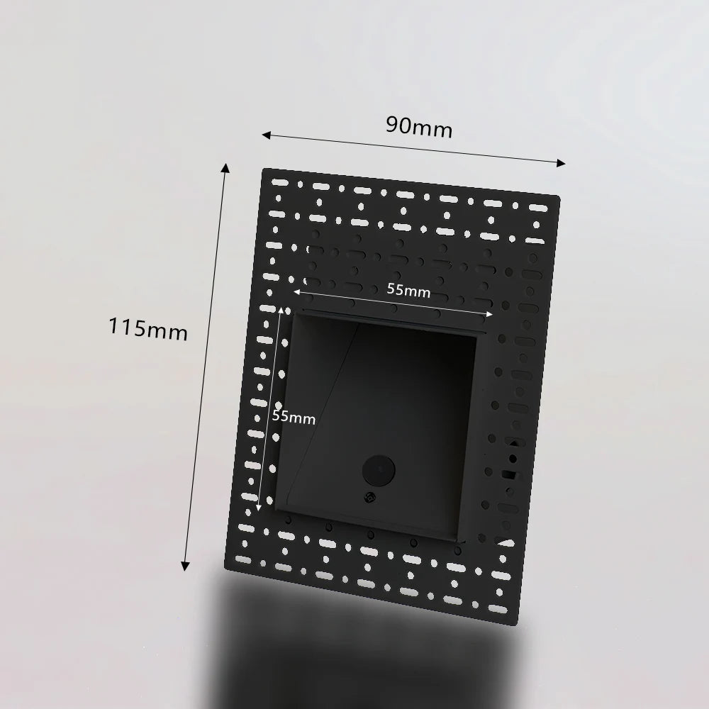Motion Sensor Recessed Wall Light for Modern Staircases and Hallways