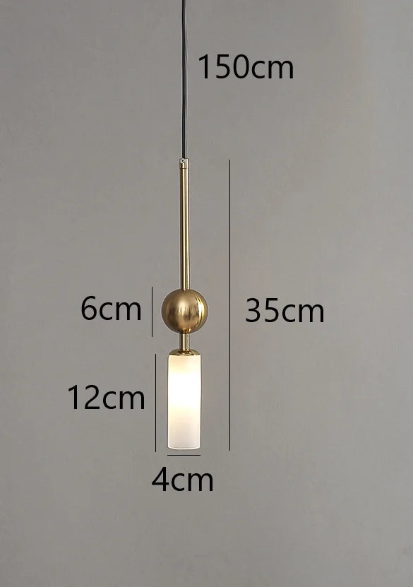 Nordic Luxury Gold Iron Pendant Light for Modern Dining and Bedrooms