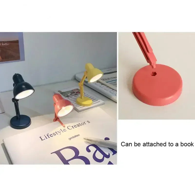 Portable LED Clip-On Book Light for Travel and Bedside Reading
