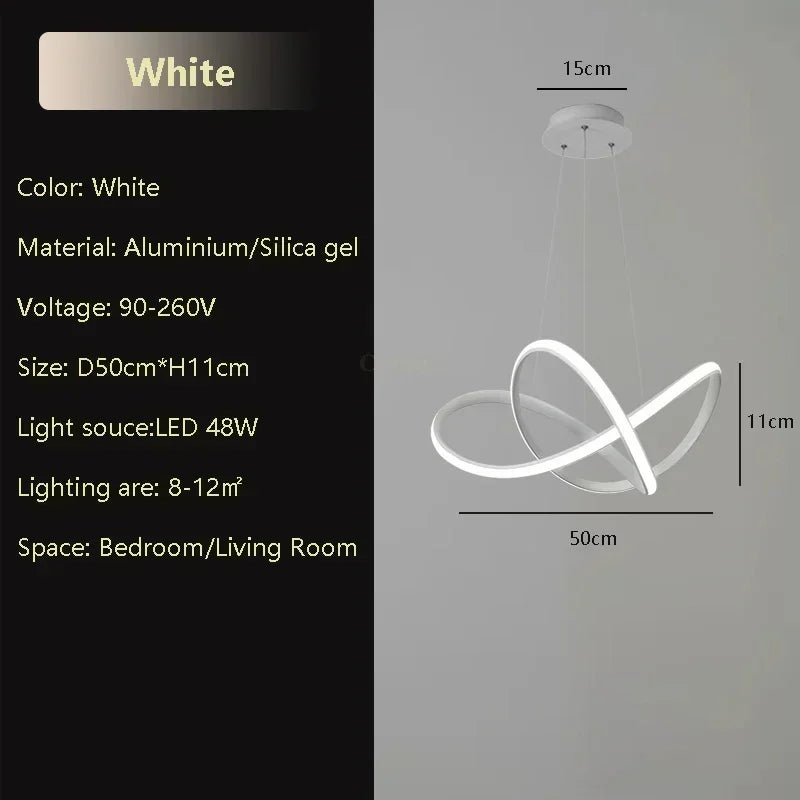 Modern LED Pendant Light for Dining Rooms and Hotel Interiors