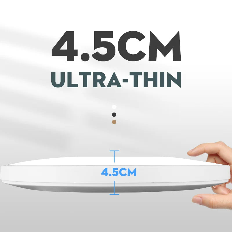 Modern Flush Mount LED Ceiling Light for Bathrooms and Kitchens