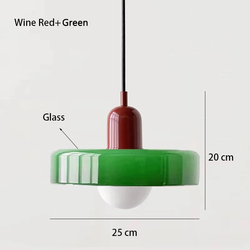 Nordic Glass Pendant Light for Modern Dining Room and Kitchen Lighting