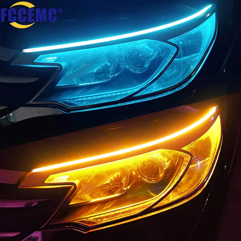 Flexible LED Daytime Running Light Strip for Automotive Headlight Styling